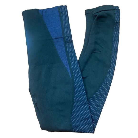 Spanx look at me black and blue leggings Medium - Picture 10 of 10